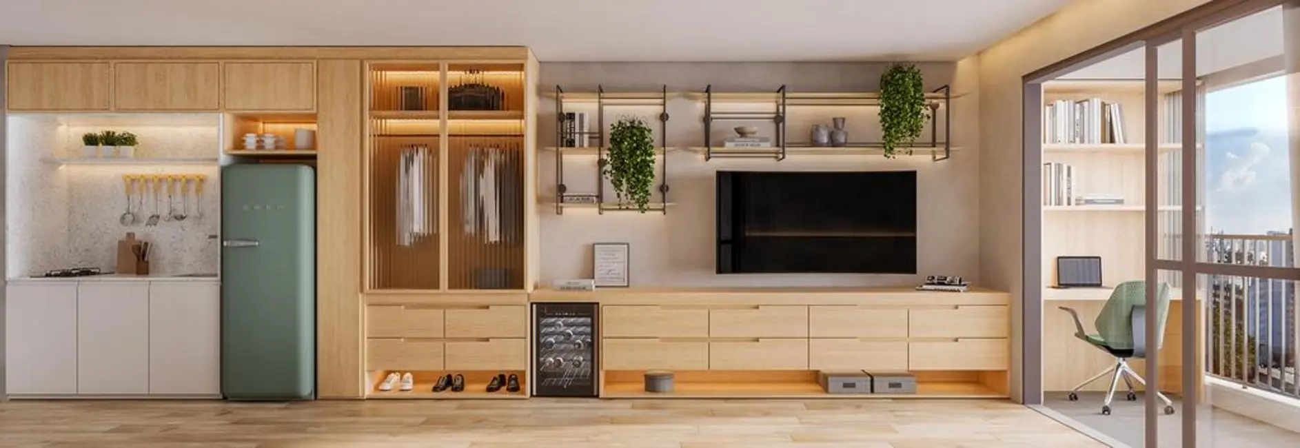 Apartamento com 1 quarto à venda, 39m2 em Campo Belo, São Paulo - SP - imagem 5 Foto 5 de Apartamento com 1 quarto à venda, 39m2 em Campo Belo, São Paulo - SP