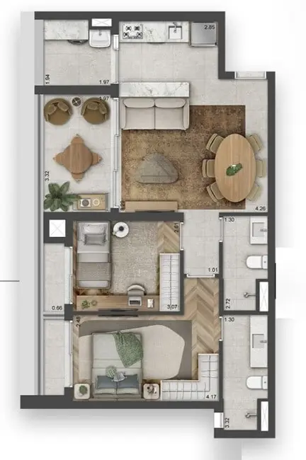 Foto 5 de Apartamento com 1 quarto à venda, 39m2 em Jardim Paulista, São Paulo - SP
