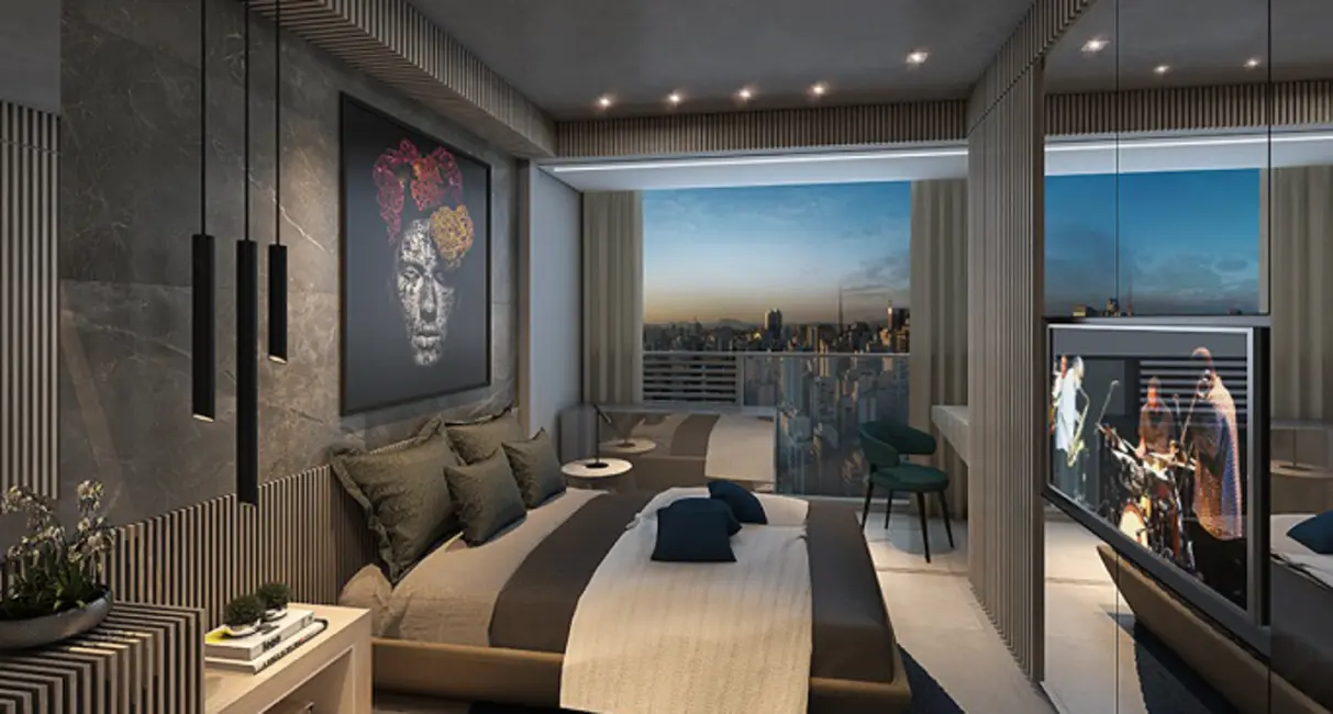 Apartamento com 1 quarto à venda, 21m2 em Jardim América, São Paulo - SP - imagem 3 Foto 3 de Apartamento com 1 quarto à venda, 21m2 em Jardim América, São Paulo - SP