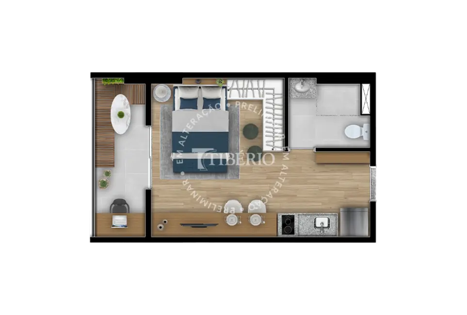 Foto 8 de Apartamento com 1 quarto à venda, 33m2 em Mooca, São Paulo - SP