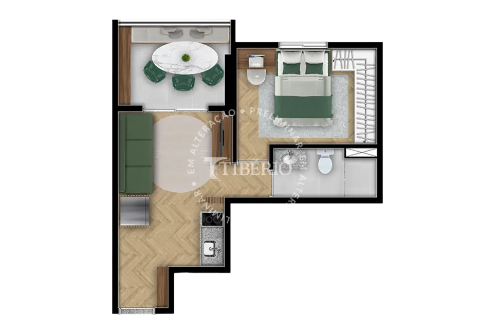 Foto 9 de Apartamento com 1 quarto à venda, 33m2 em Mooca, São Paulo - SP
