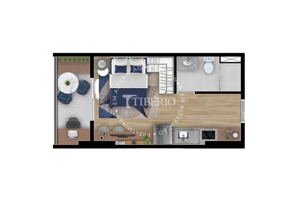 Foto 6 de Apartamento com 1 quarto à venda, 25m2 em Mooca, São Paulo - SP