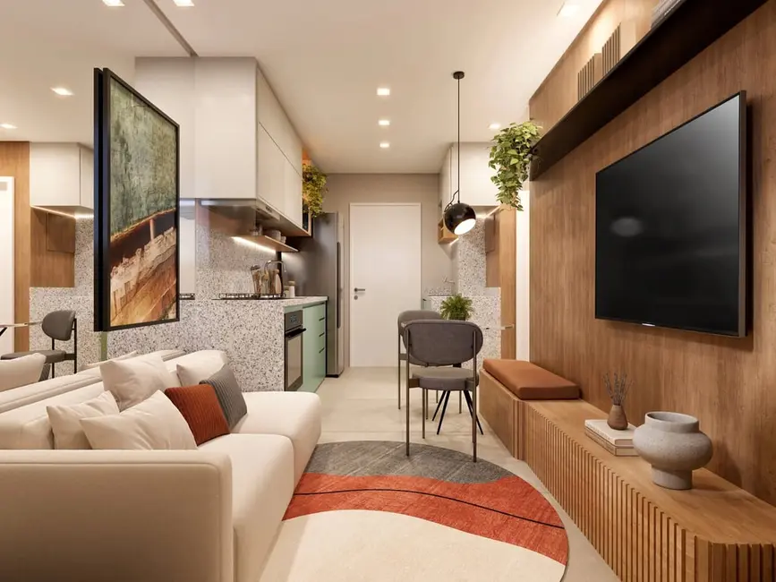 Foto 4 de Apartamento com 2 quartos à venda, 32m2 em Jardim Caravelas, São Paulo - SP