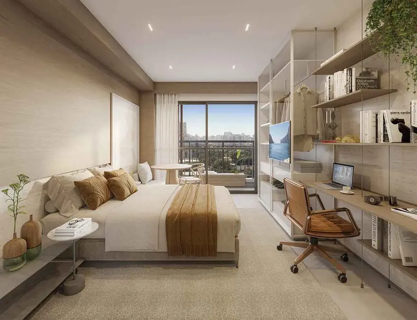 Foto 8 de Apartamento com 1 quarto à venda, 35m2 em Moema, São Paulo - SP