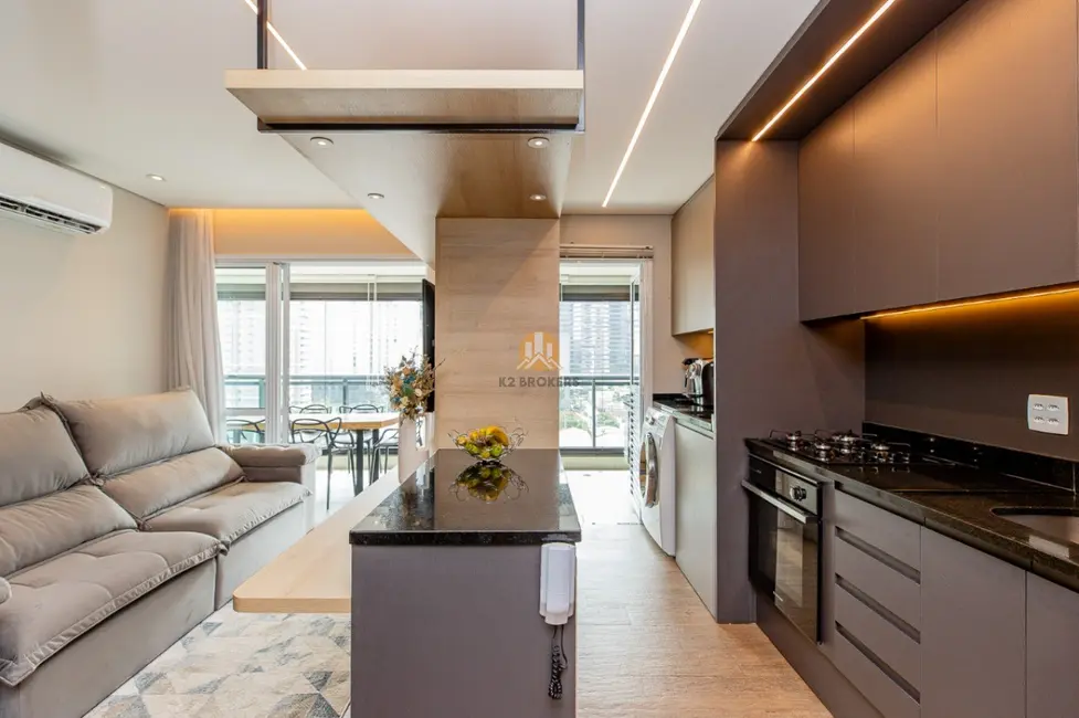 Apartamento com 2 quartos à venda, 70m2 em Chácara Santo Antônio (Zona Sul), São Paulo - SP - imagem 3 Foto 3 de Apartamento com 2 quartos à venda, 70m2 em Chácara Santo Antônio (Zona Sul), São Paulo - SP