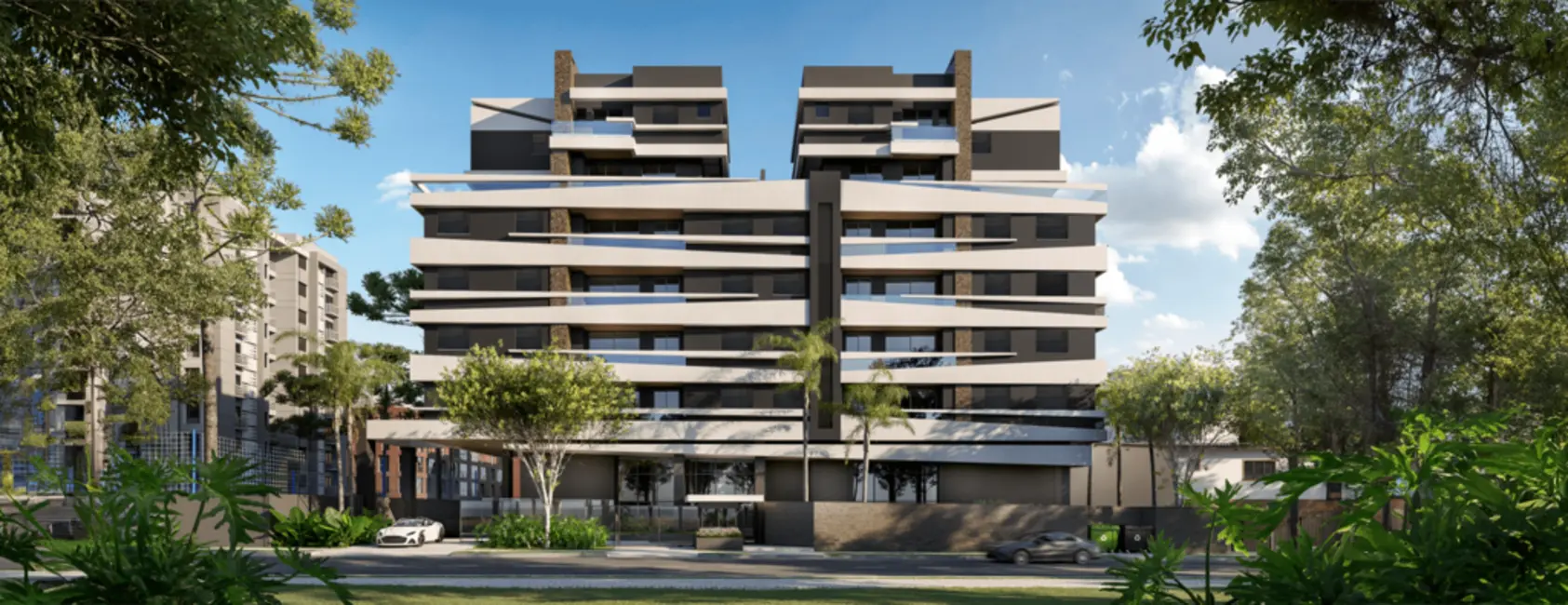 Foto 1 de Apartamento com 2 quartos à venda, 68m2 em Campo Comprido, Curitiba - PR