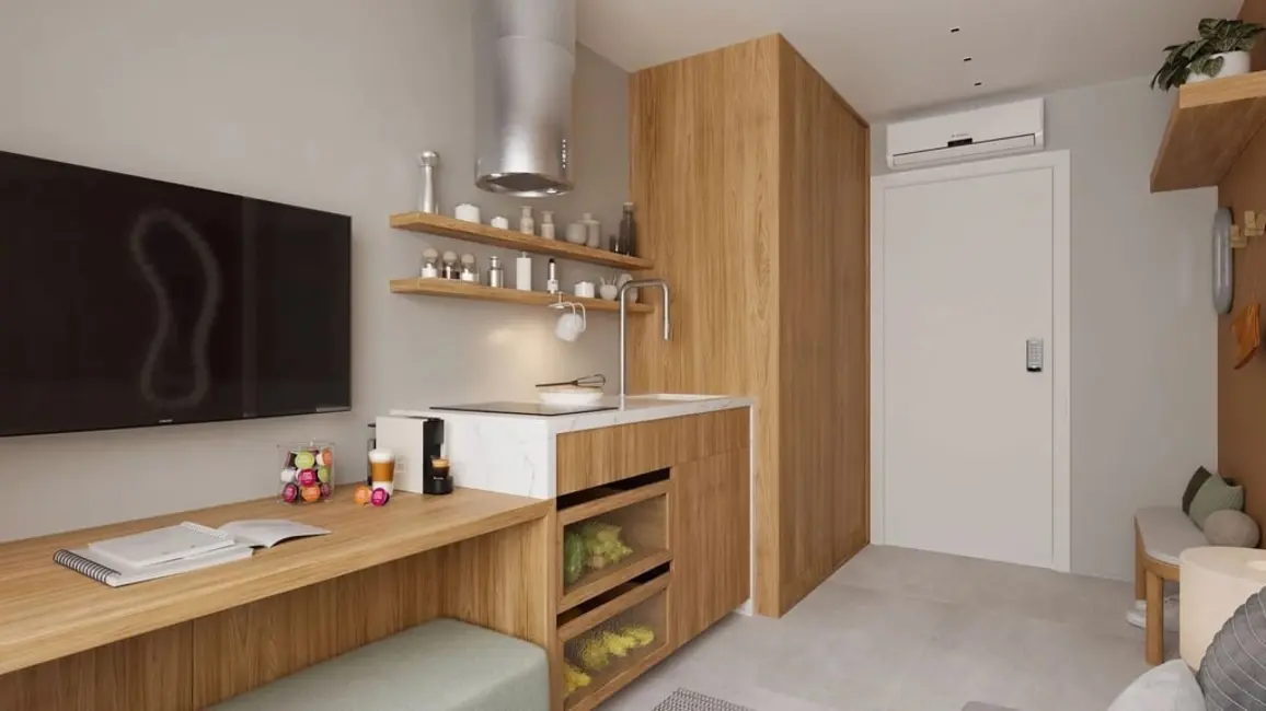 Apartamento com 1 quarto à venda, 25m2 em Vila Mariana, São Paulo - SP - imagem 3 Foto 3 de Apartamento com 1 quarto à venda, 25m2 em Vila Mariana, São Paulo - SP