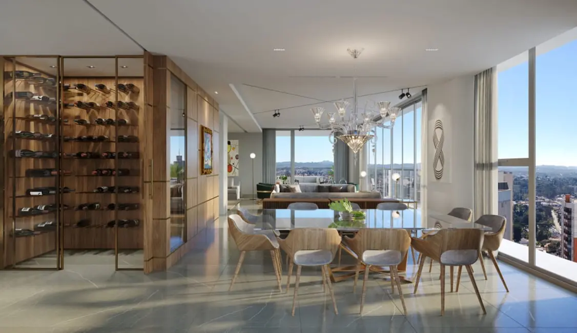 Foto 8 de Apartamento com 4 quartos à venda, 342m2 em Campo Comprido, Curitiba - PR