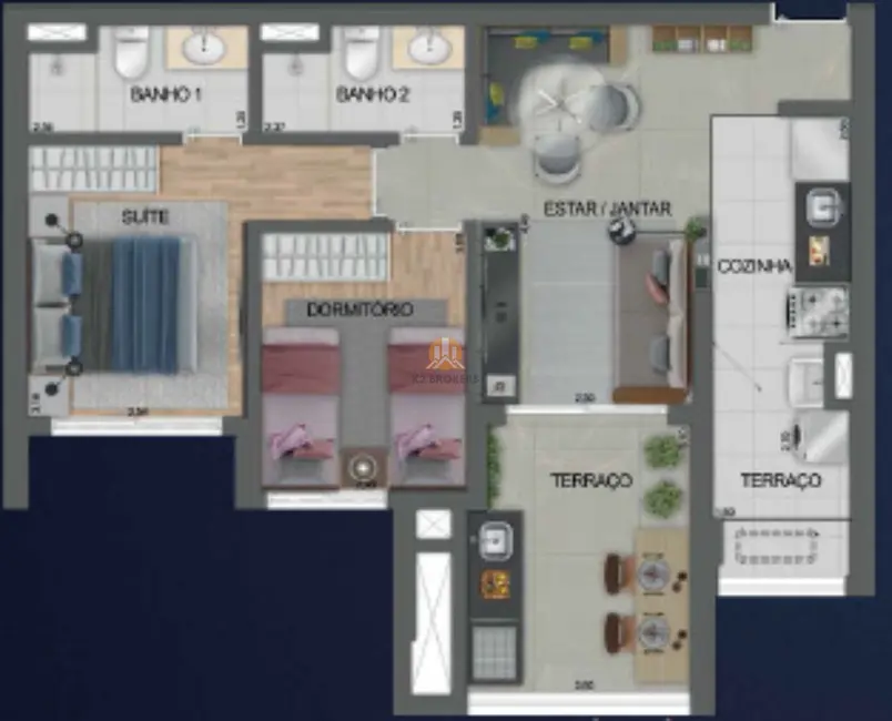 Apartamento com 2 quartos à venda, 64m2 em Vila Prudente, São Paulo - SP - imagem 2 Foto 2 de Apartamento com 2 quartos à venda, 64m2 em Vila Prudente, São Paulo - SP