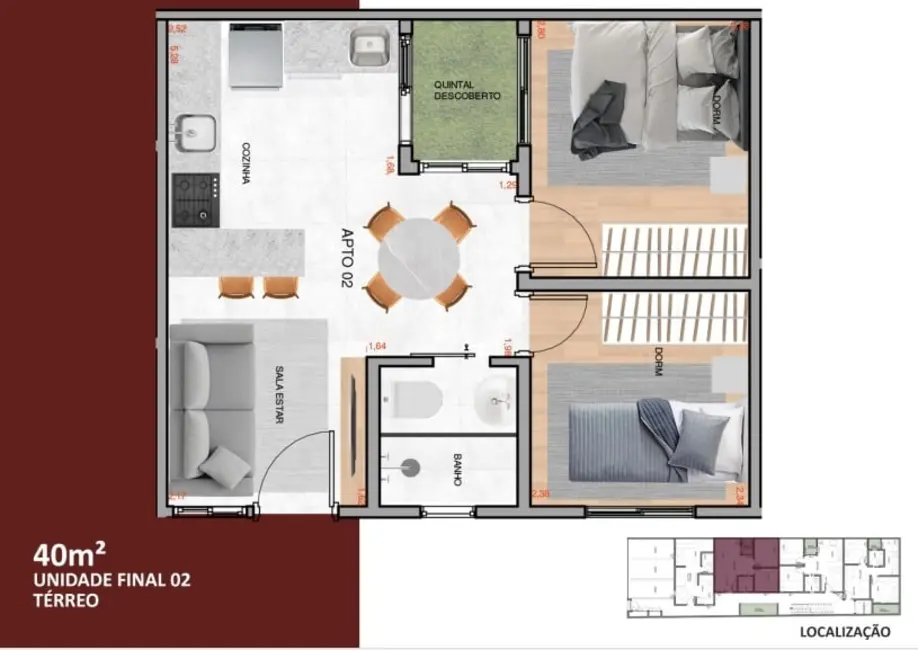 Foto 6 de Apartamento com 2 quartos à venda, 40m2 em Alto da Mooca, São Paulo - SP