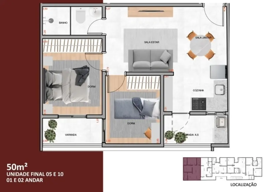 Foto 7 de Apartamento com 2 quartos à venda, 40m2 em Alto da Mooca, São Paulo - SP