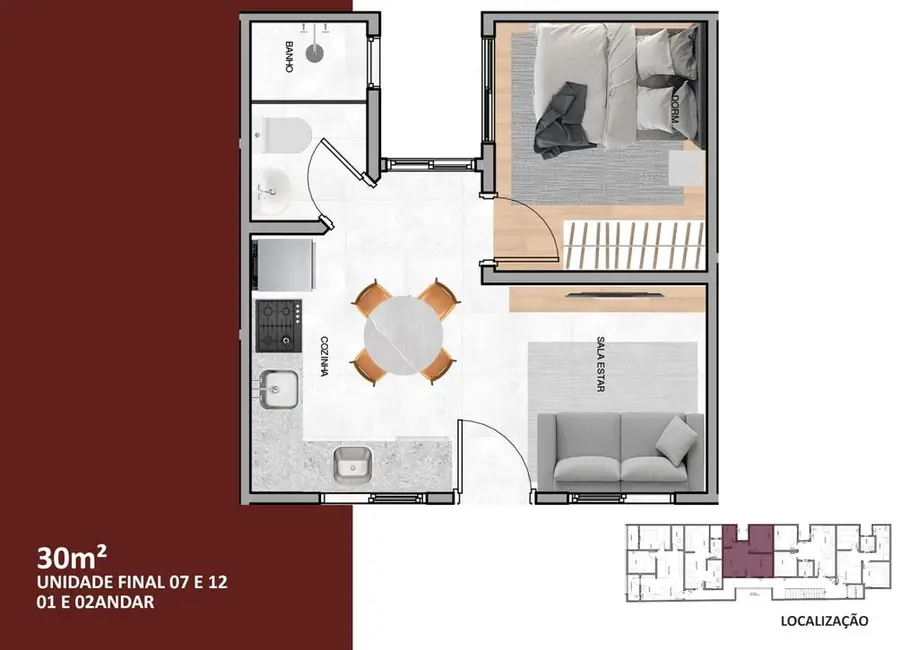 Foto 5 de Apartamento com 2 quartos à venda, 40m2 em Alto da Mooca, São Paulo - SP