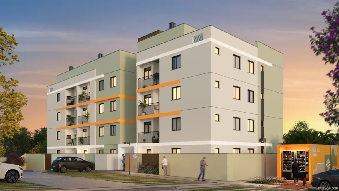 Foto 2 de Apartamento com 2 quartos à venda, 52m2 em Hauer, Curitiba - PR