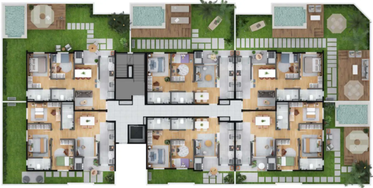 Foto 20 de Apartamento com 3 quartos à venda, 64m2 em Hauer, Curitiba - PR