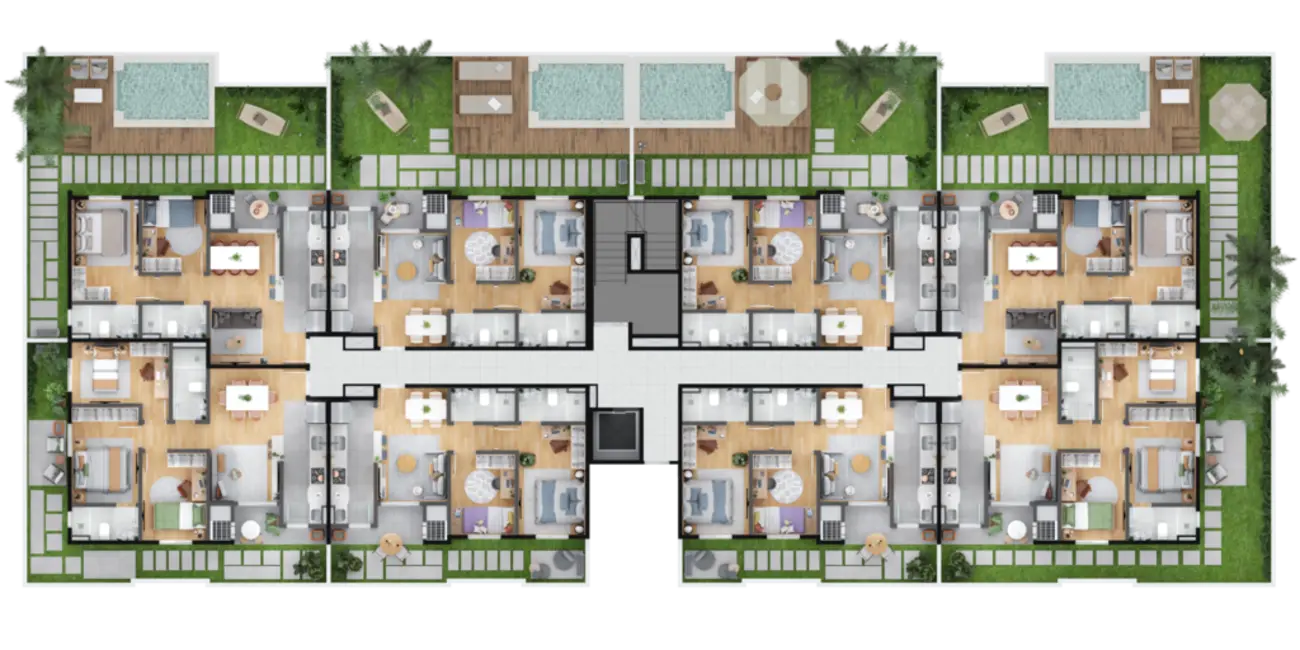 Foto 19 de Apartamento com 3 quartos à venda, 64m2 em Hauer, Curitiba - PR