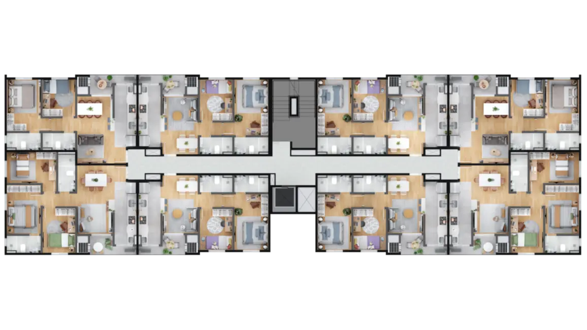 Foto 22 de Apartamento com 3 quartos à venda, 64m2 em Hauer, Curitiba - PR