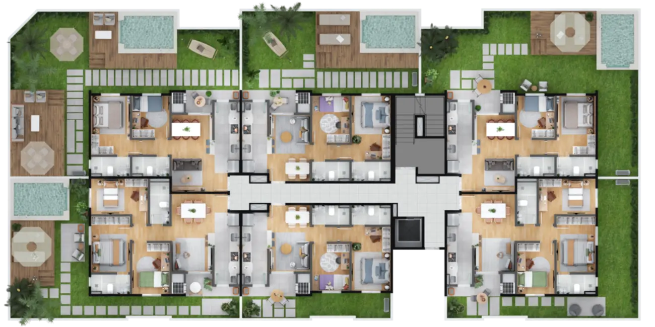 Foto 18 de Apartamento com 3 quartos à venda, 64m2 em Hauer, Curitiba - PR