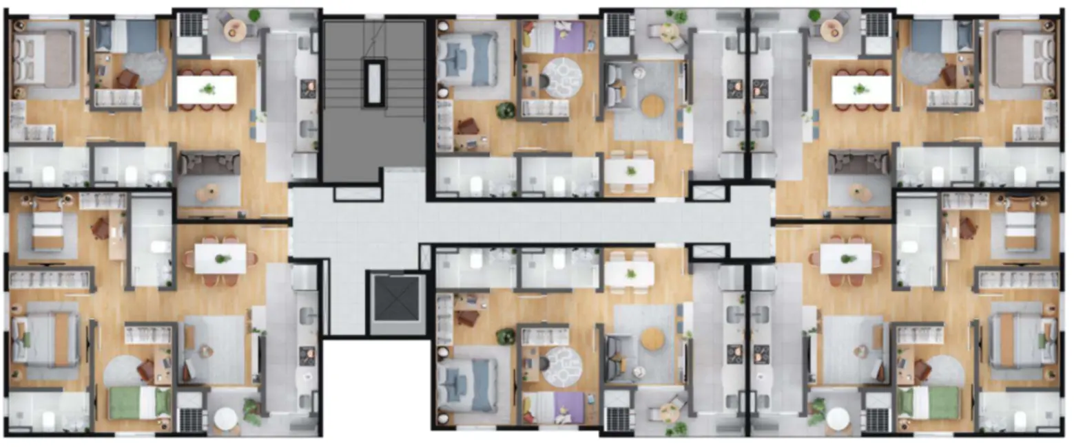 Foto 23 de Apartamento com 3 quartos à venda, 64m2 em Hauer, Curitiba - PR