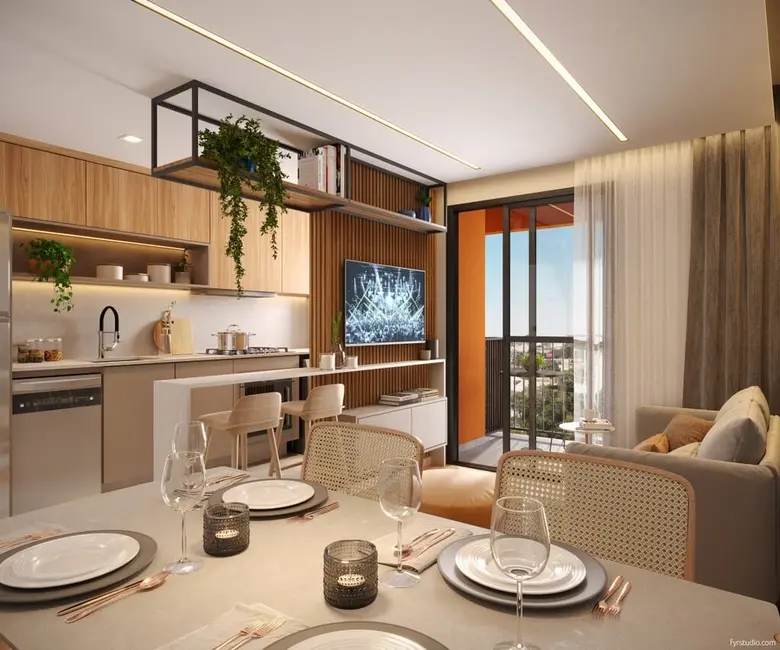 Foto 5 de Apartamento com 2 quartos à venda, 79m2 em Cidade Industrial, Curitiba - PR