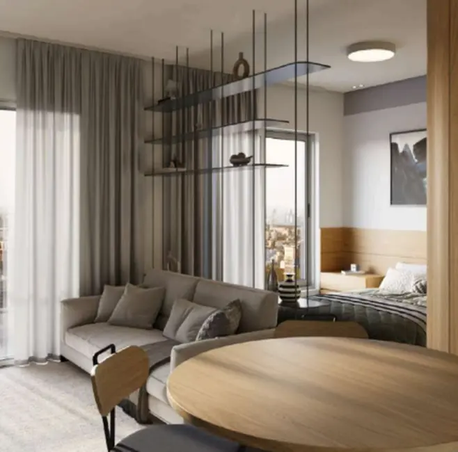 Foto 3 de Apartamento com 1 quarto à venda, 31m2 em São Francisco, Curitiba - PR