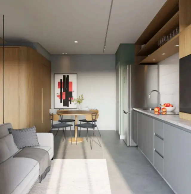 Foto 7 de Apartamento com 1 quarto à venda, 45m2 em São Francisco, Curitiba - PR