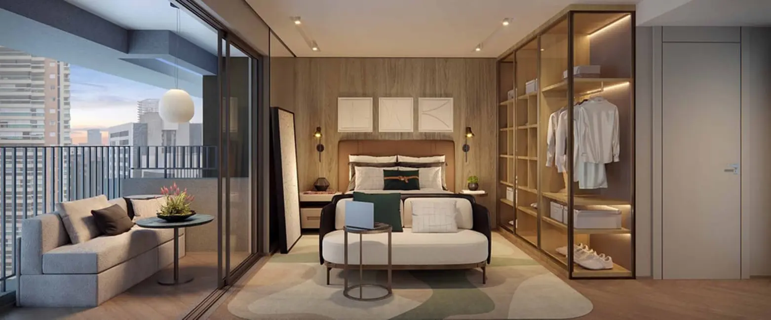 Foto 5 de Apartamento com 1 quarto à venda, 45m2 em Brooklin Paulista, São Paulo - SP
