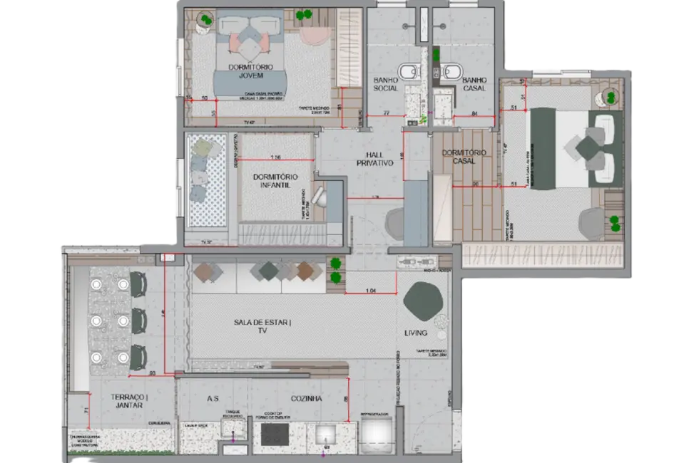 Foto 2 de Apartamento com 3 quartos à venda, 82m2 em Santa Paula, Sao Caetano Do Sul - SP