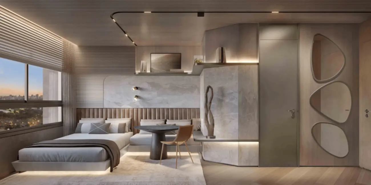 Apartamento com 1 quarto à venda, 19m2 em Vila Nova Conceição, São Paulo - SP - imagem 5 Foto 5 de Apartamento com 1 quarto à venda, 19m2 em Vila Nova Conceição, São Paulo - SP