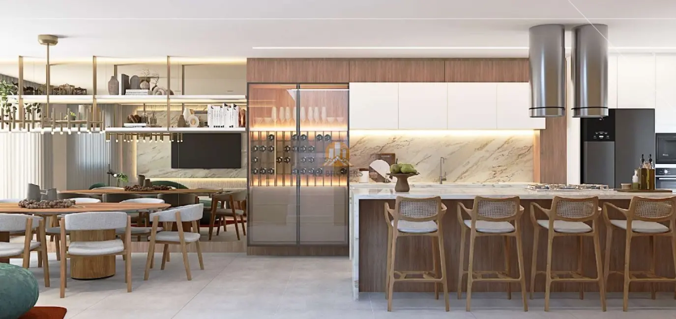 Foto 2 de Casa de Condomínio com 3 quartos à venda, 206m2 em Centro Cívico, Curitiba - PR