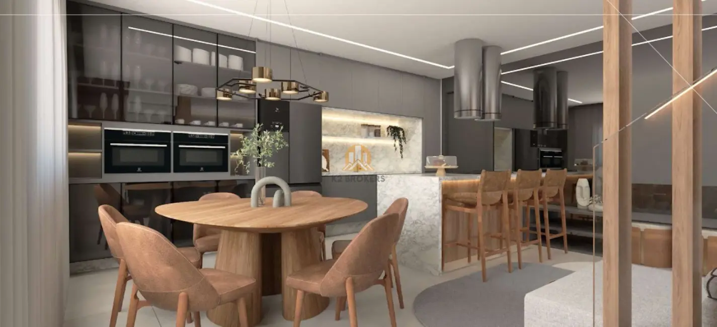 Foto 4 de Casa de Condomínio com 3 quartos à venda, 180m2 em Centro Cívico, Curitiba - PR