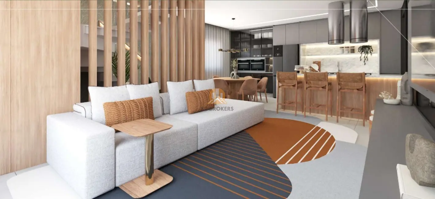 Foto 3 de Casa de Condomínio com 3 quartos à venda, 180m2 em Centro Cívico, Curitiba - PR