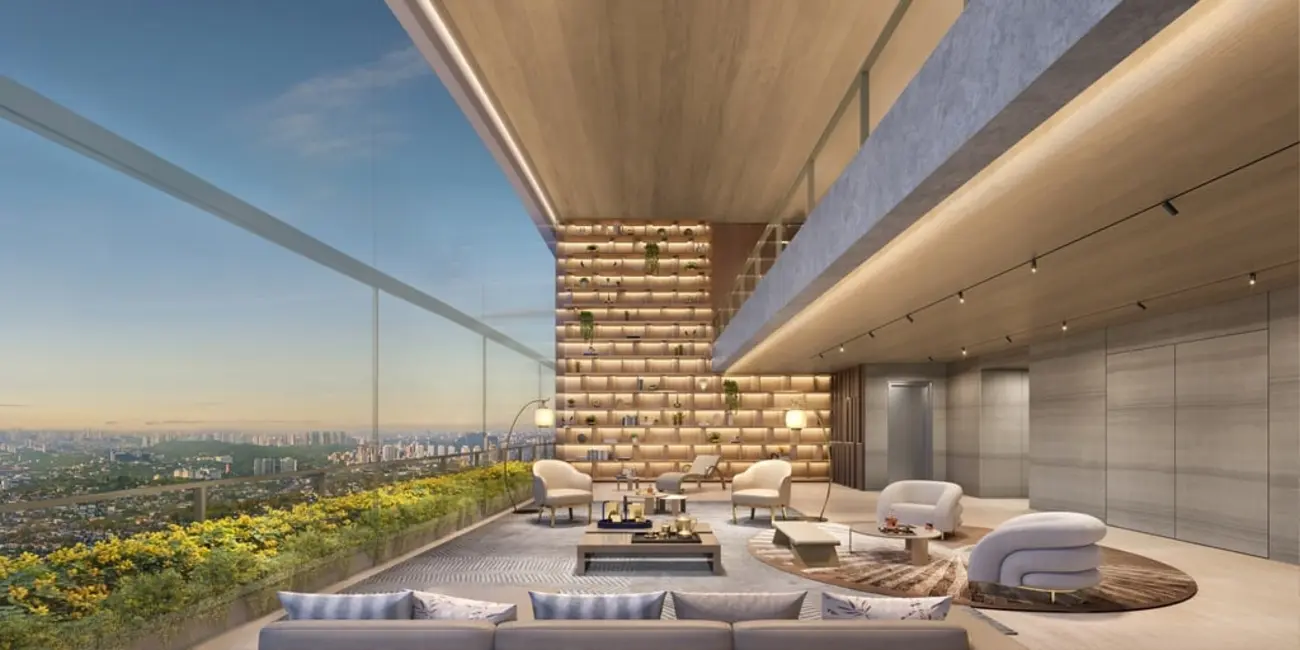 Apartamento com 4 quartos à venda, 436m2 em Jardim Guedala, São Paulo - SP - imagem 9 Foto 9 de Apartamento com 4 quartos à venda, 436m2 em Jardim Guedala, São Paulo - SP