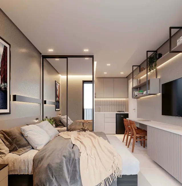 Foto 5 de Apartamento com 1 quarto à venda, 45m2 em Centro Cívico, Curitiba - PR