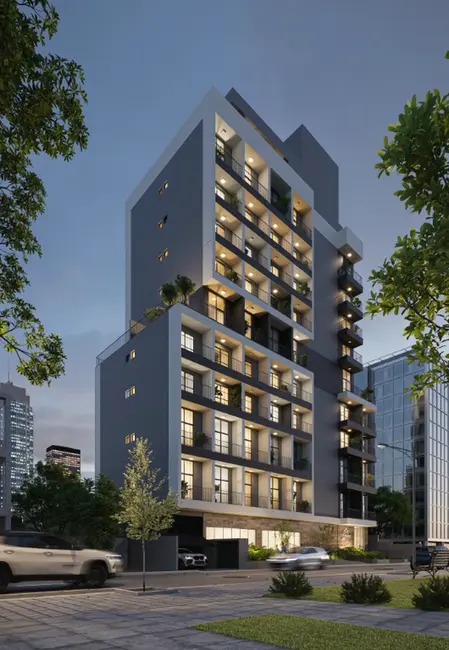 Foto 2 de Apartamento com 1 quarto à venda, 45m2 em Centro Cívico, Curitiba - PR