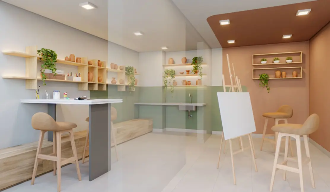 Apartamento com 1 quarto à venda, 30m2 em Campo Grande, São Paulo - SP - imagem 7 Foto 7 de Apartamento com 1 quarto à venda, 30m2 em Campo Grande, São Paulo - SP