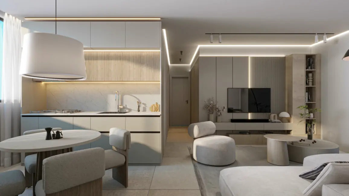 Foto 3 de Apartamento com 3 quartos à venda, 69m2 em Itapema - SC