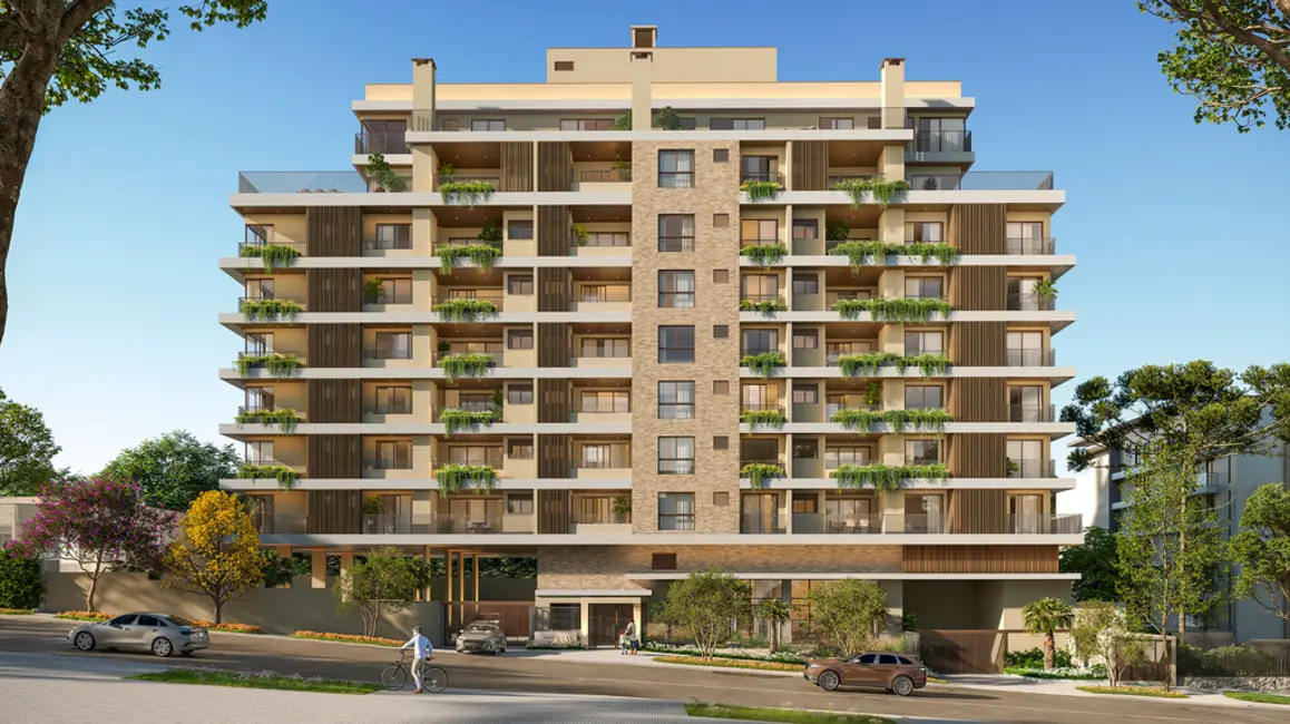 Foto 1 de Apartamento com 3 quartos à venda, 122m2 em Mercês, Curitiba - PR
