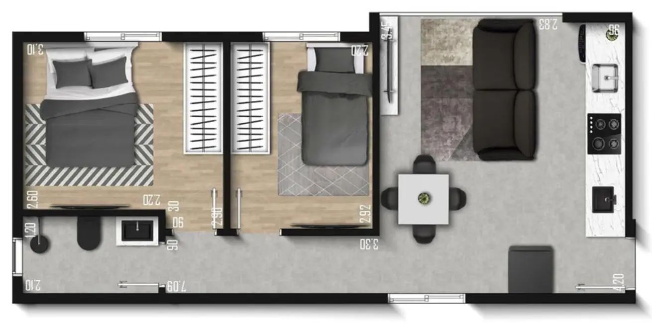 Foto 7 de Apartamento com 2 quartos à venda, 41m2 em Vila Ré, São Paulo - SP