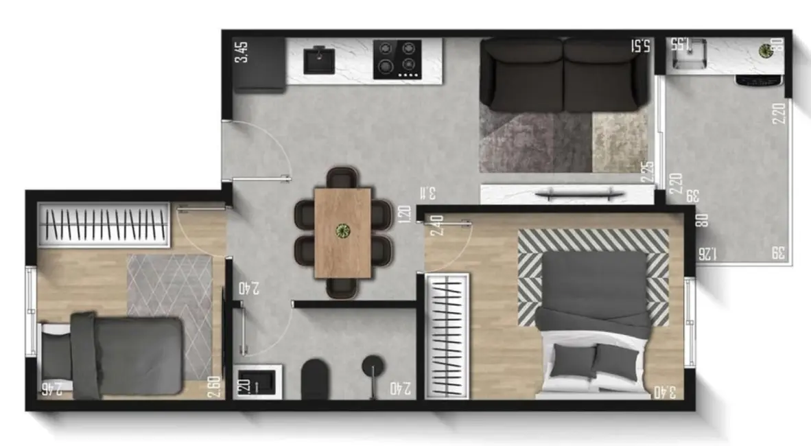 Foto 8 de Apartamento com 2 quartos à venda, 41m2 em Vila Ré, São Paulo - SP