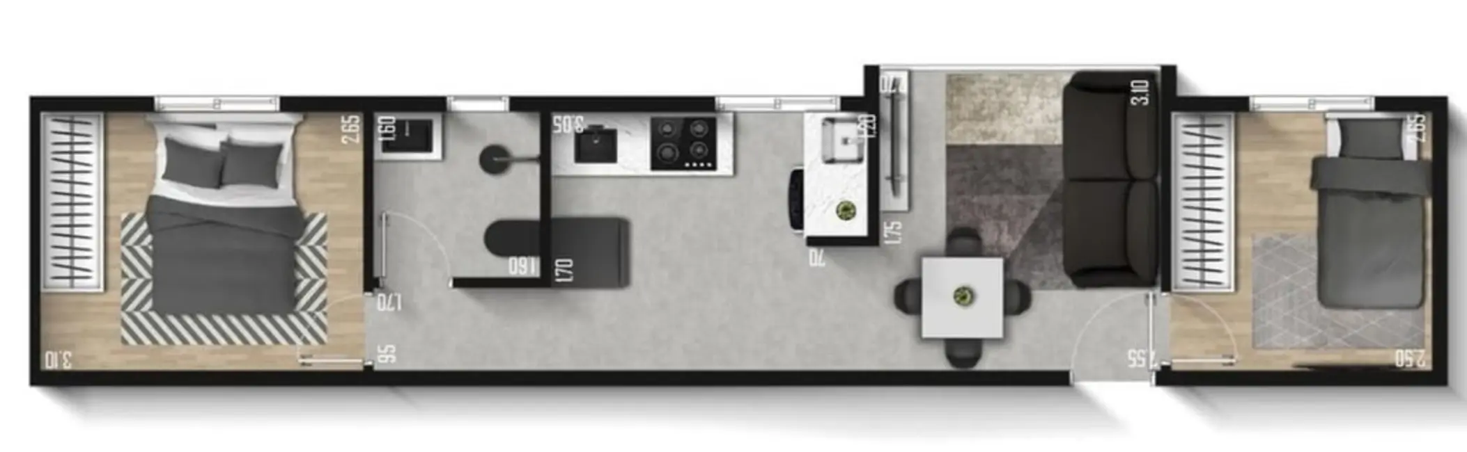 Foto 5 de Apartamento com 2 quartos à venda, 41m2 em Vila Ré, São Paulo - SP