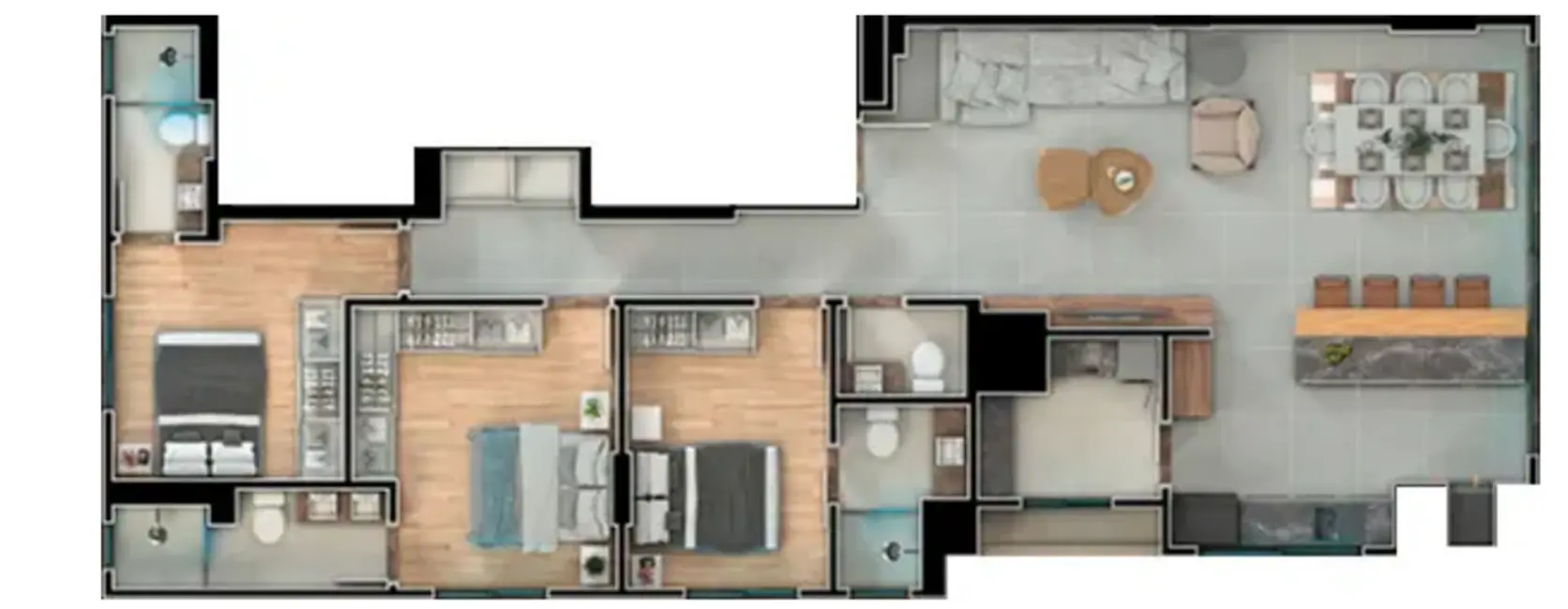 Foto 2 de Apartamento com 3 quartos à venda, 123m2 em Centro, Balneario Camboriu - SC