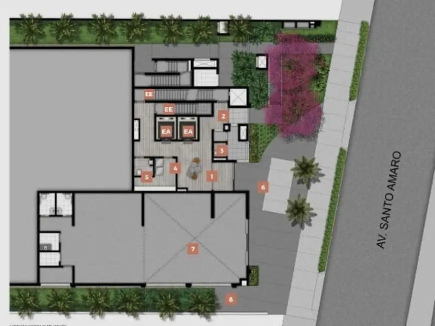 Foto 9 de Apartamento com 1 quarto à venda, 27m2 em Santo Amaro, São Paulo - SP