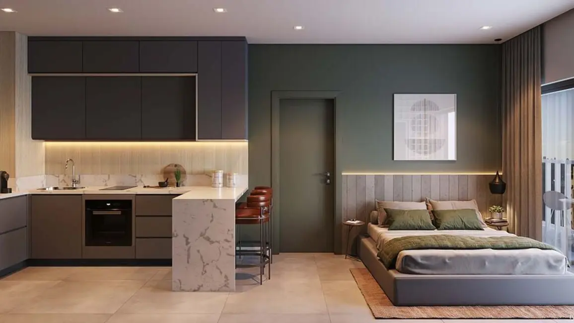 Apartamento com 1 quarto à venda, 43m2 em Itaim Bibi, São Paulo - SP - imagem 4 Foto 4 de Apartamento com 1 quarto à venda, 43m2 em Itaim Bibi, São Paulo - SP