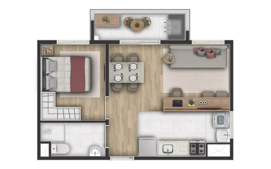 Foto 7 de Apartamento com 1 quarto à venda, 36m2 em Belenzinho, São Paulo - SP