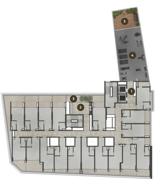 Apartamento com 1 quarto à venda, 25m2 em Vila Nova Conceição, São Paulo - SP - imagem 7 Foto 7 de Apartamento com 1 quarto à venda, 25m2 em Vila Nova Conceição, São Paulo - SP