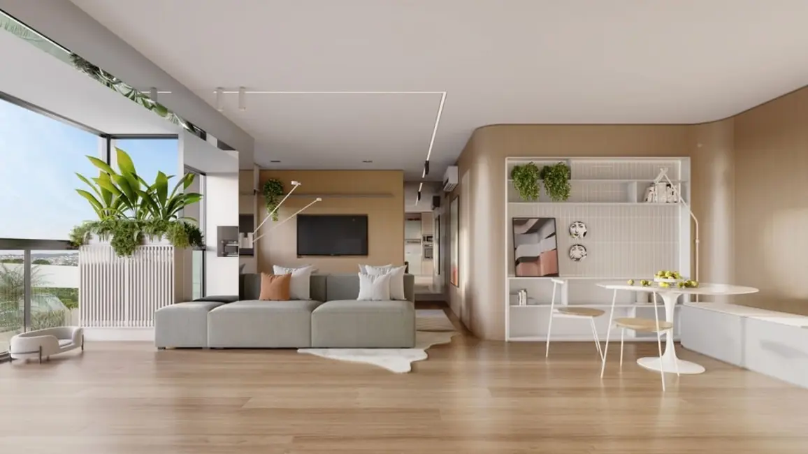 Foto 4 de Apartamento com 3 quartos à venda, 67m2 em Campo Comprido, Curitiba - PR