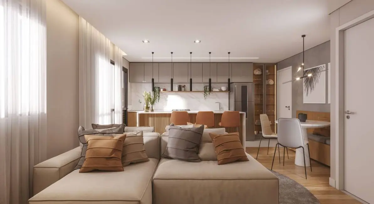 Foto 5 de Apartamento com 2 quartos à venda, 44m2 em Capão Raso, Curitiba - PR