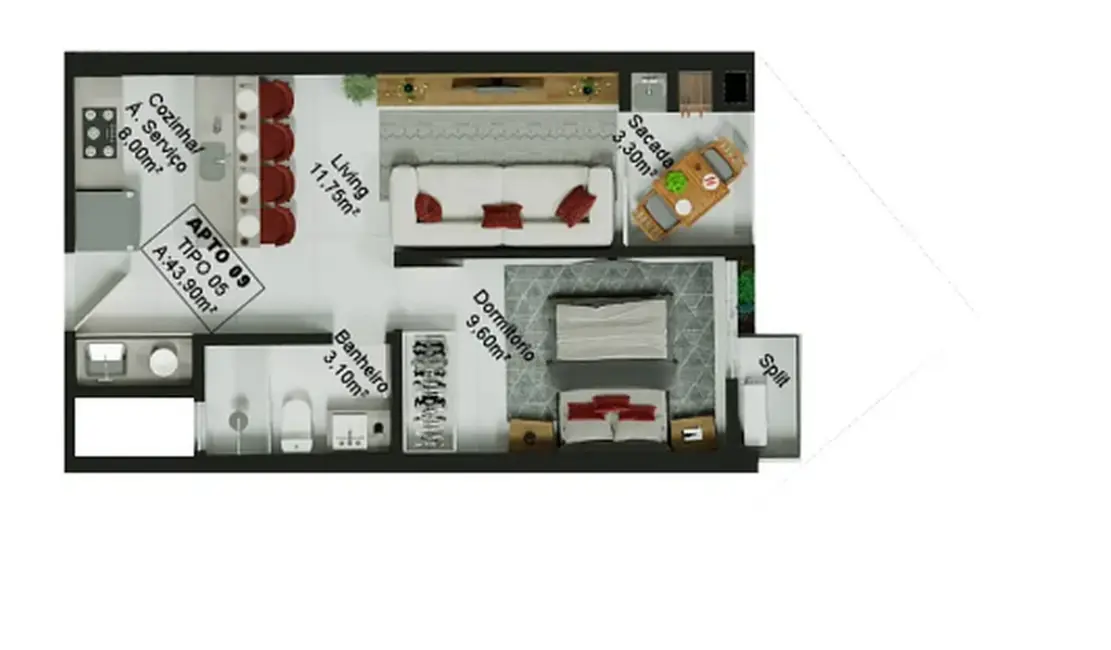 Foto 2 de Apartamento com 2 quartos à venda, 65m2 em Centro, Itapema - SC