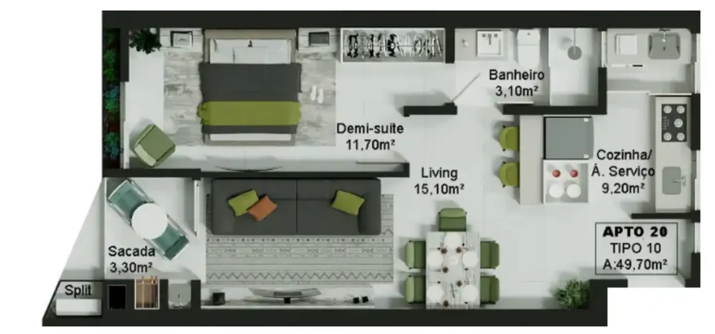 Foto 4 de Apartamento com 2 quartos à venda, 82m2 em Centro, Itapema - SC
