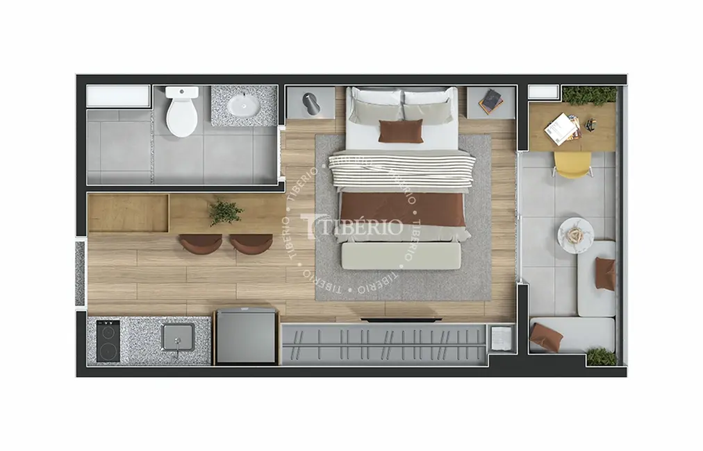 Apartamento com 1 quarto à venda, 35m2 em Mooca, São Paulo - SP - imagem 7 Foto 7 de Apartamento com 1 quarto à venda, 35m2 em Mooca, São Paulo - SP